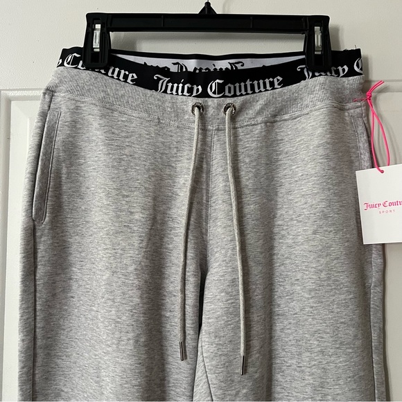 NWT Juicy Couture Sport Light Heather Grey Sweatpants - Picture 3 of 7